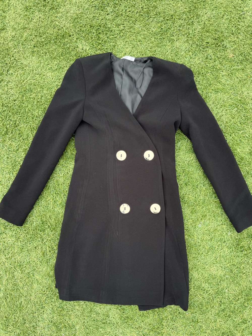 ✨Mango MNG Black Double Breasted Blazer NWOT